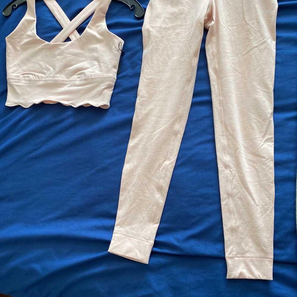 Crop top Club Monaco blush color size XS athlesisure